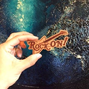 Wood Patch “Rock On” with 3M backing